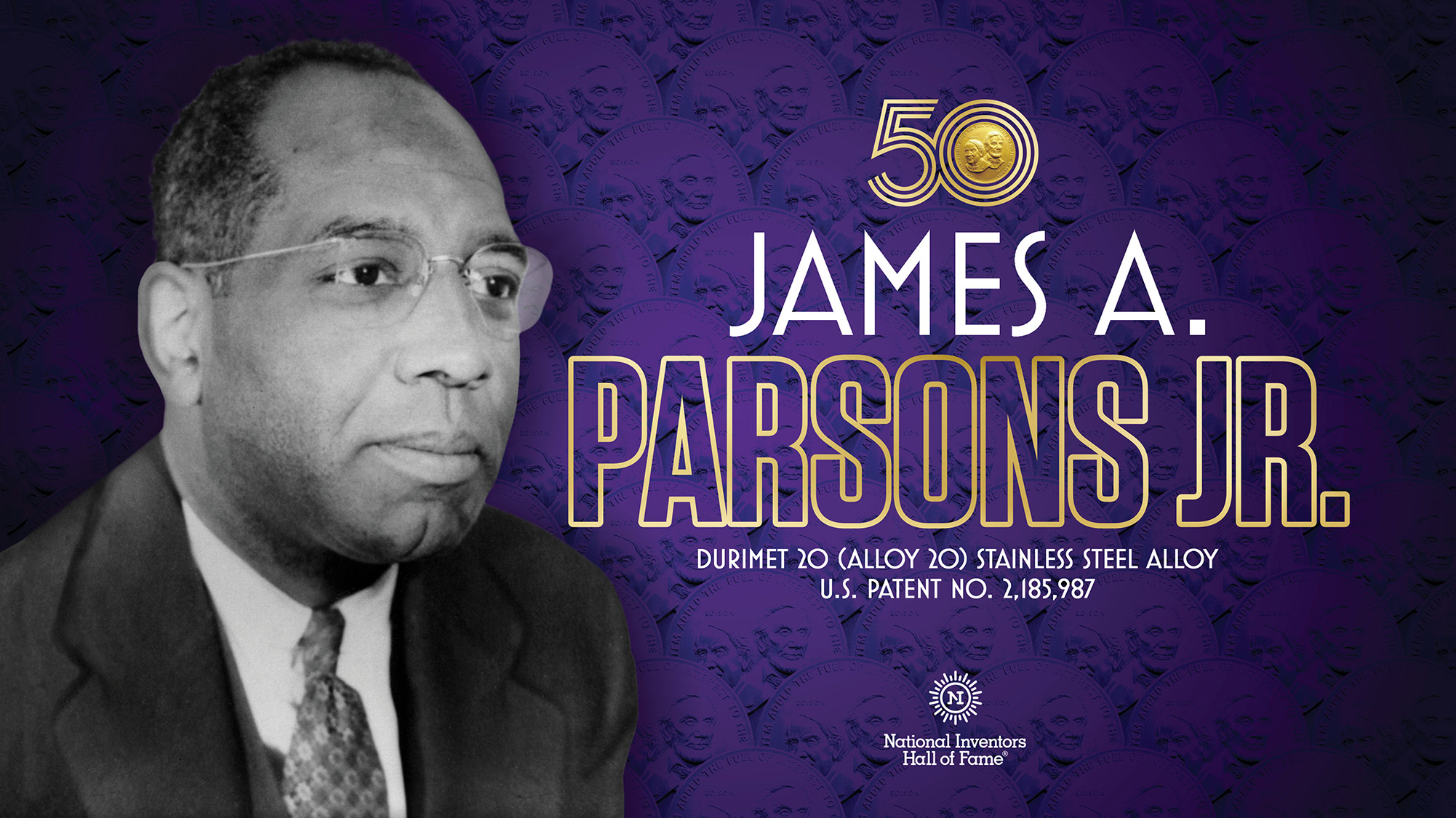 2023 NIHF Inductee James A. Parsons Jr. National Inventors Hall of Fame®