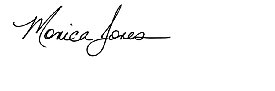 Monica Jones signature