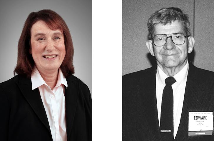 Sylvia Blankenship and Edward Sisler