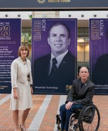 Rory Cooper and wife Rosi Cooper at the National Inventors Hall of Fame Illumination Ceremony