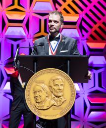 Rodolphe Barrangou at the National Inventors Hall of Fame Induction Ceremony