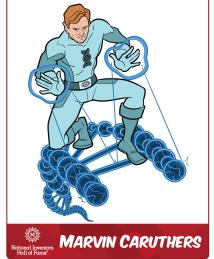 Marvin Caruthers as a superhero