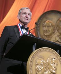 Tom Leighton at the National Inventors Hall of Fame Induction Ceremony