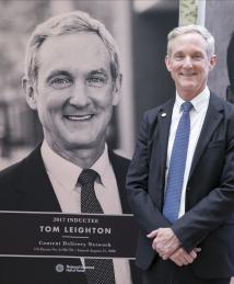 Tom Leighton at the National Inventors Hall of Fame Illumination Ceremony