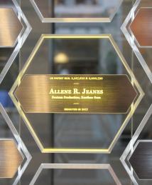 Allene Jeanes display at the National Inventors Hall of Fame Museum
