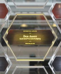 Don Arney display at the National Inventors Hall of Fame Museum