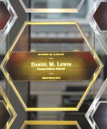 Daniel Lewin display at the National Inventors Hall of Fame Museum