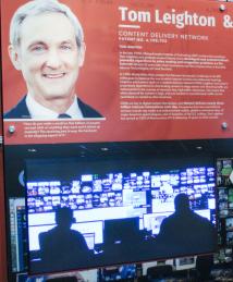 Tom Leighton display at the National Inventors Hall of Fame Illumination