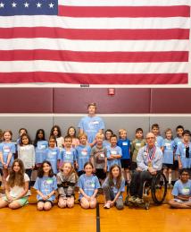Rory Cooper visiting Camp Invention
