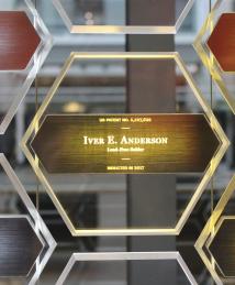 Iver Anderson display at the National Inventors Hall of Fame Museum
