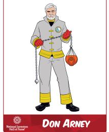 Don Arney as a superhero