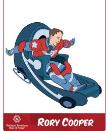 Rory Cooper as a superhero