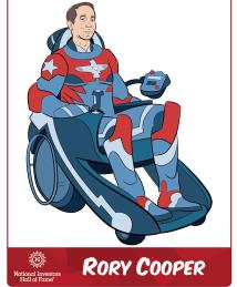 Rory Cooper as a superhero