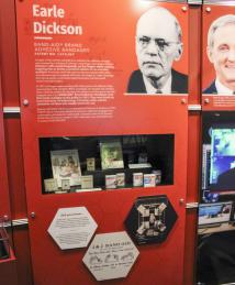 Earle Dickson display at the National Inventors Hall of Fame Museum