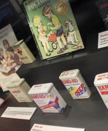 Earle Dickson display at the National Inventors Hall of Fame Museum