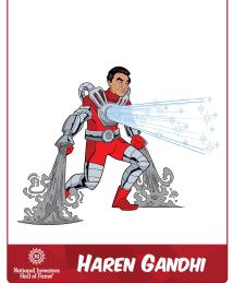 Haren Gandhi as a superhero