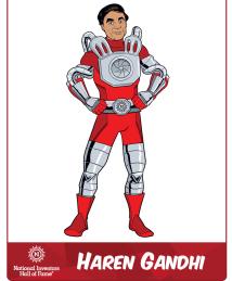 Haren Gandhi as a superhero
