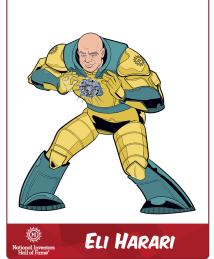 Eli Harari as a superhero