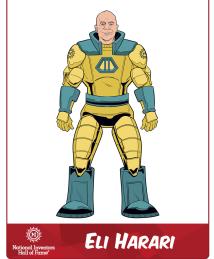 Eli Harari as a superhero