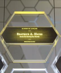 Beatrice Hicks display at the National Inventors Hall of Fame Museum