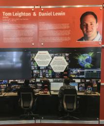Daniel Lewin display at the National Inventors Hall of Fame Museum