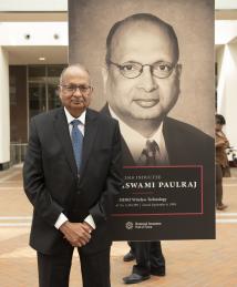 Arogyaswami Paulraj at the National Inventors Hall of Fame Illumination Ceremony