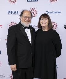 Ronald Rivest with wife Gail Rivest at the National Inventors Hall of Fame Induction Ceremony