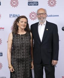 Adi Shamir with wife Leah Shamir at the National Inventors Hall of Fame Induction Ceremony