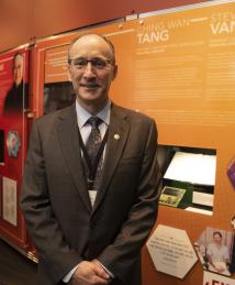 Steven Van Slyke at the National Inventors Hall of Fame Museum