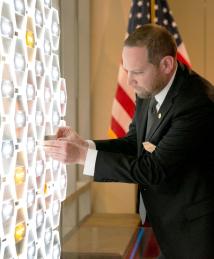 Jonathan D. Albert at the National Inventors Hall of Fame Illumination Ceremony