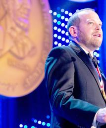 Jonathan D. Albert at the National Inventors Hall of Fame Induction Ceremony