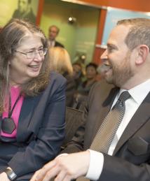 Jonathan D. Albert with Radia Perlman at the National Inventors Hall of Fame Illumination Ceremony
