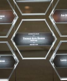 Thomas Alva Edison display at the National Inventors Hall of Fame Museum