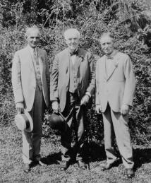Henry Ford, Thomas Edison and Harvey Firestone