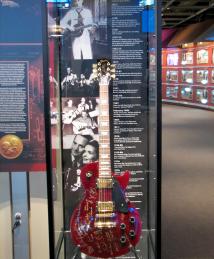 Les Paul display at the National Inventors Hall of Fame Museum