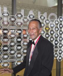 James West at the National Inventors Hall of Fame Illumination Ceremony
