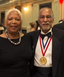 James West and his wife Marlene West at the National Inventors Hall of Fame Induction Ceremony