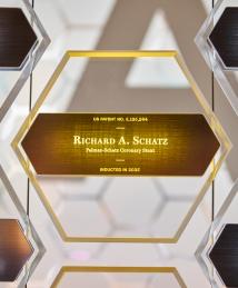 Richard Schatz display at the National Inventors Hall of Fame Illumination Ceremony
