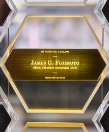 James Fujimoto display at the National Inventors Hall of Fame Illumination Ceremony