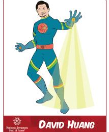 David Huang as a superhero