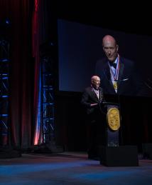 Eric Swanson at the National Inventors Hall of Fame Induction Ceremony