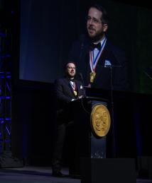 Jason McLellan at the National Inventors Hall of Fame Induction Ceremony