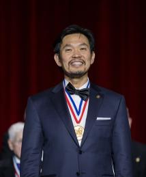 David Huang at the National Inventors Hall of Fame Induction Ceremony