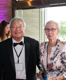 James Fujimoto with wife Carla Fujimoto at the National Inventors Hall of Fame  Induction Ceremony