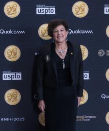 Pamela Marrone at the National Inventors Hall of Fame Induction Ceremony