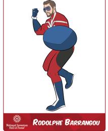 Rodolphe Barrangou as a superhero