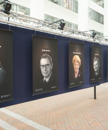2015 Inductee posters at the National Inventors Hall of Fame Illumination Ceremony