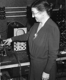 Edith Clarke working 