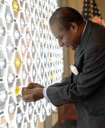 Victor B. Lawrence at the National Inventors Hall of Fame Illumination Ceremony