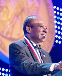 Victor B. Lawrence at the National Inventors Hall of Fame Induction Ceremony